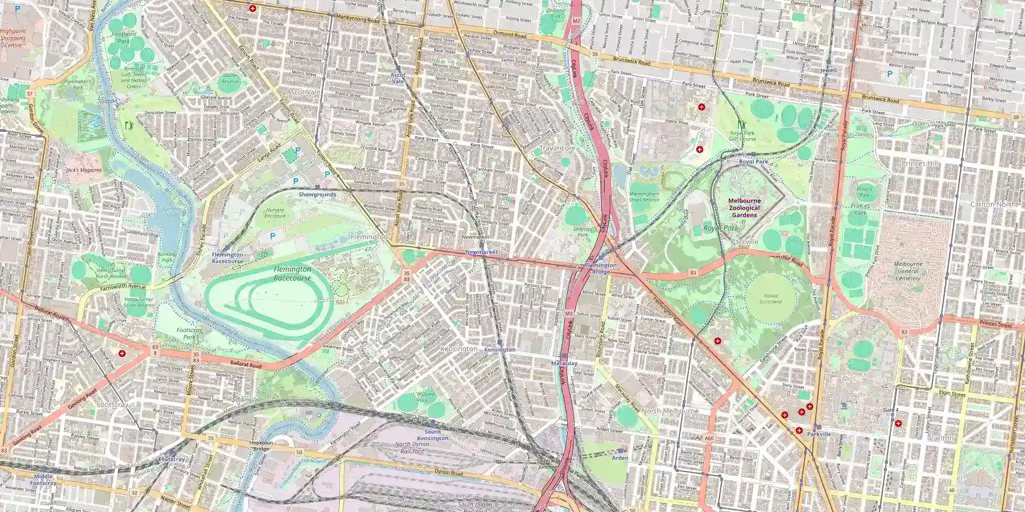 Street map of Flemington, serviced by Modernize Solutions