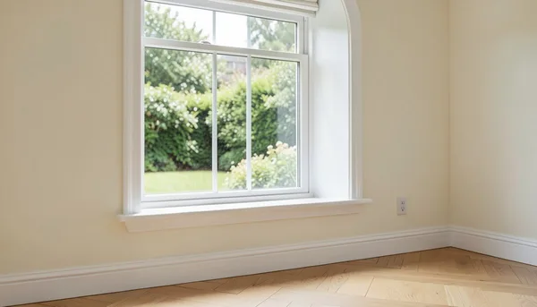 Repainted window trim, skirting and walls in a Melbourne home